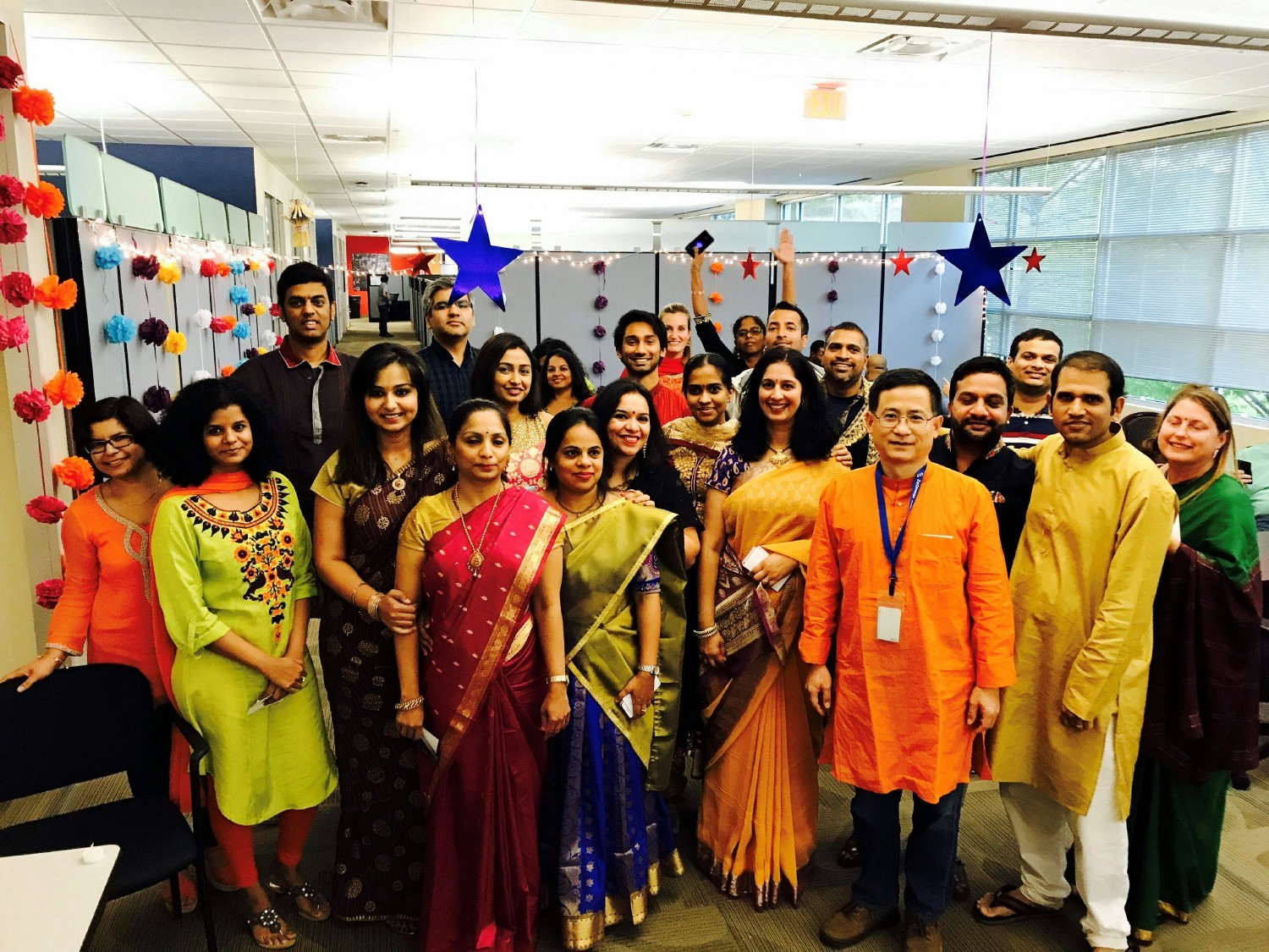 Employees of all cultures celebrate Diwali.