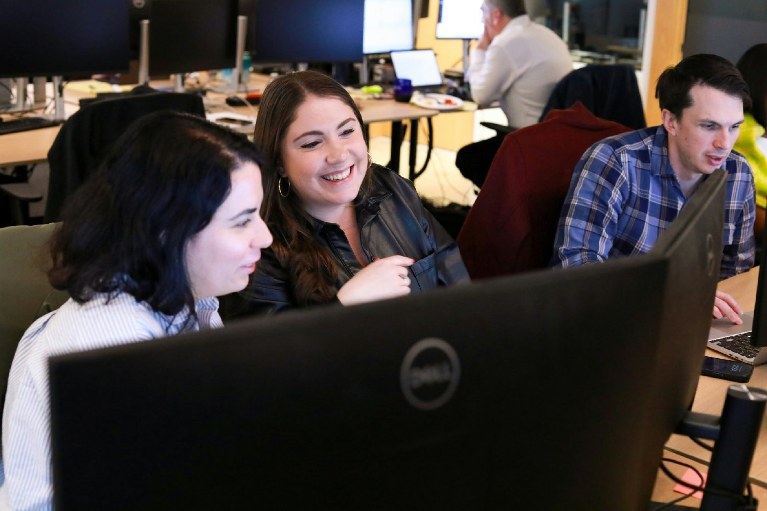 Our team collaborating at HQ!