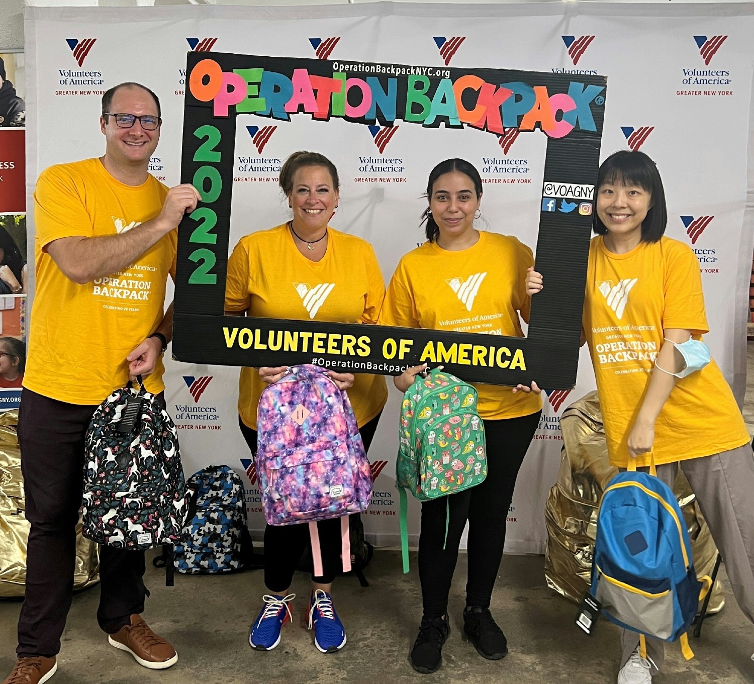 Our 2022 Operation Backpack volunteers prepared over 250 school kits supporting the academic success of students in need