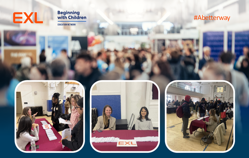 EXL at BWC career expo - community High School, NY; inspiring futures, one conversation at a time.