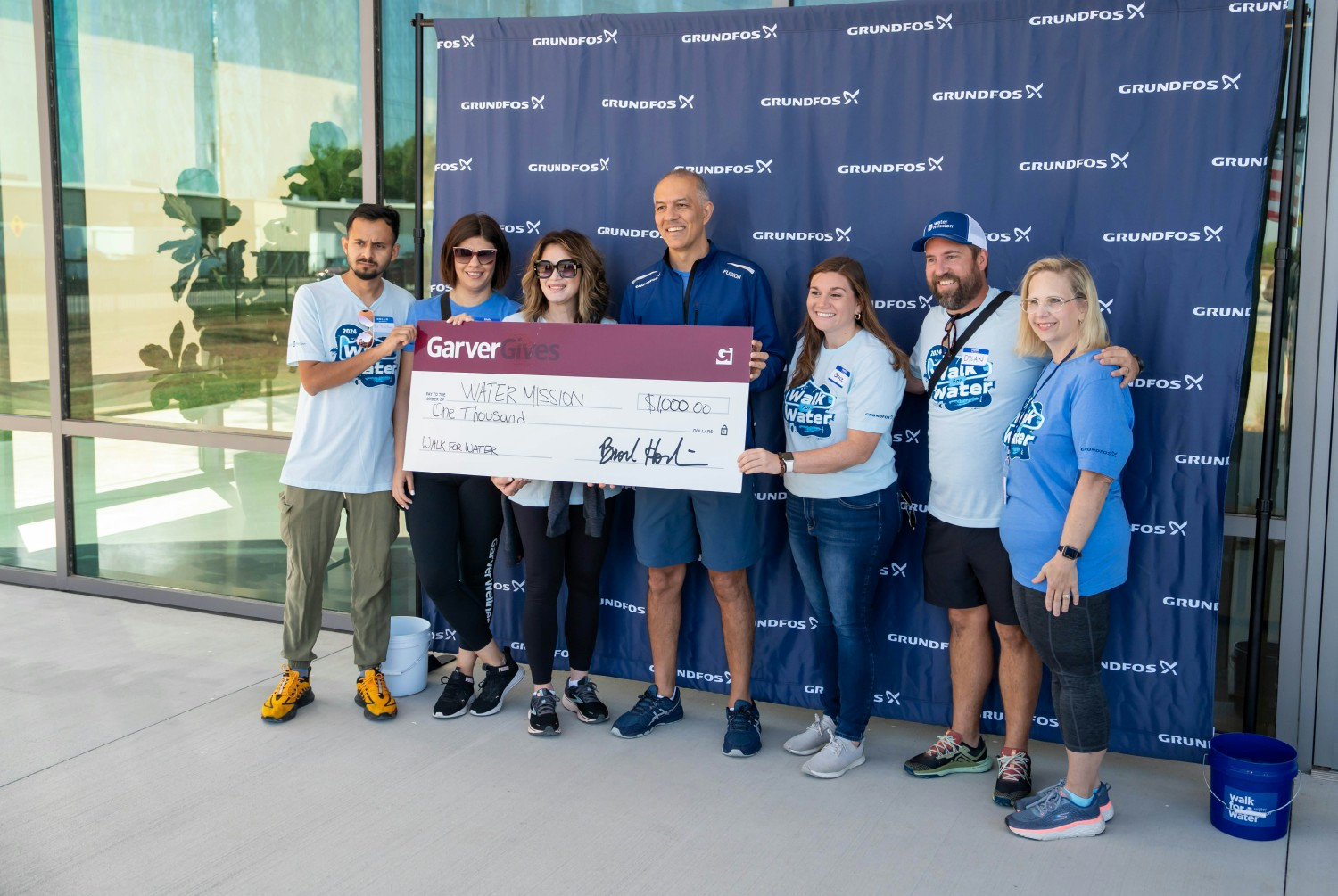 CEO of the Water Utility division, Hamed Heyhat, highlights donations to Water Mission