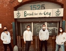 Bread for the City food kitchen charity day.