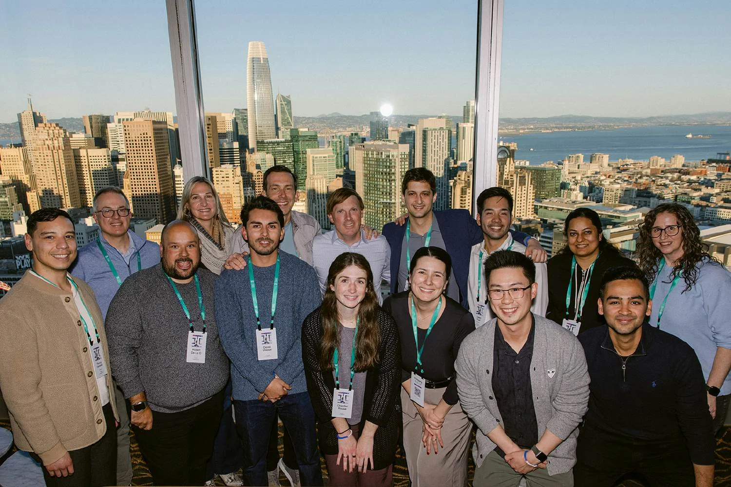 A few Cladiators take in the San Francisco skyline