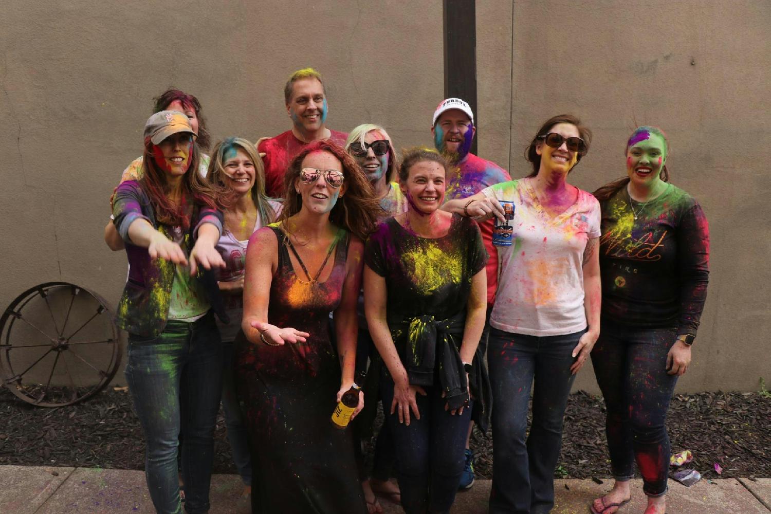 We celebrated Holi - the Hindu festival of colors - at our Lafayette office.