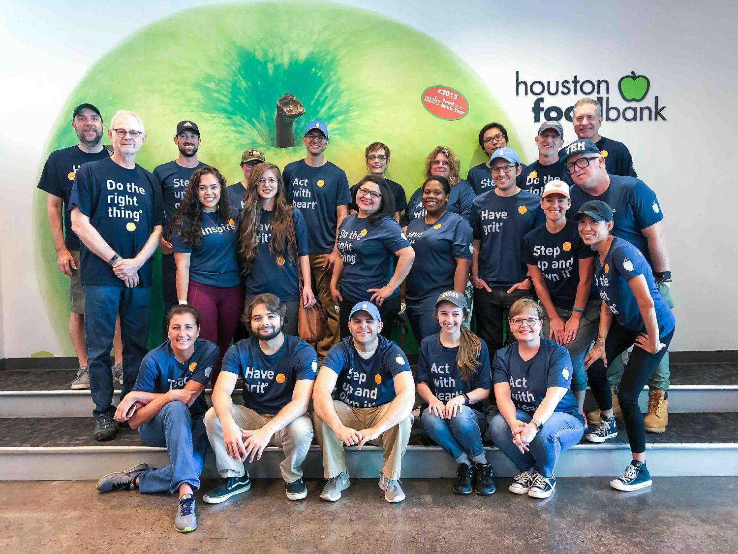 The BrandExtract team at the Houston Food Bank.