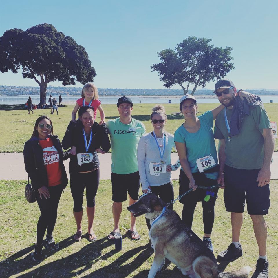 Running for our favorite San Diego Charity- Home of Guiding Hands