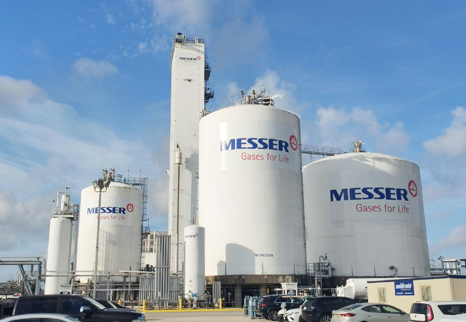 A Messer Air Separation Unit plant