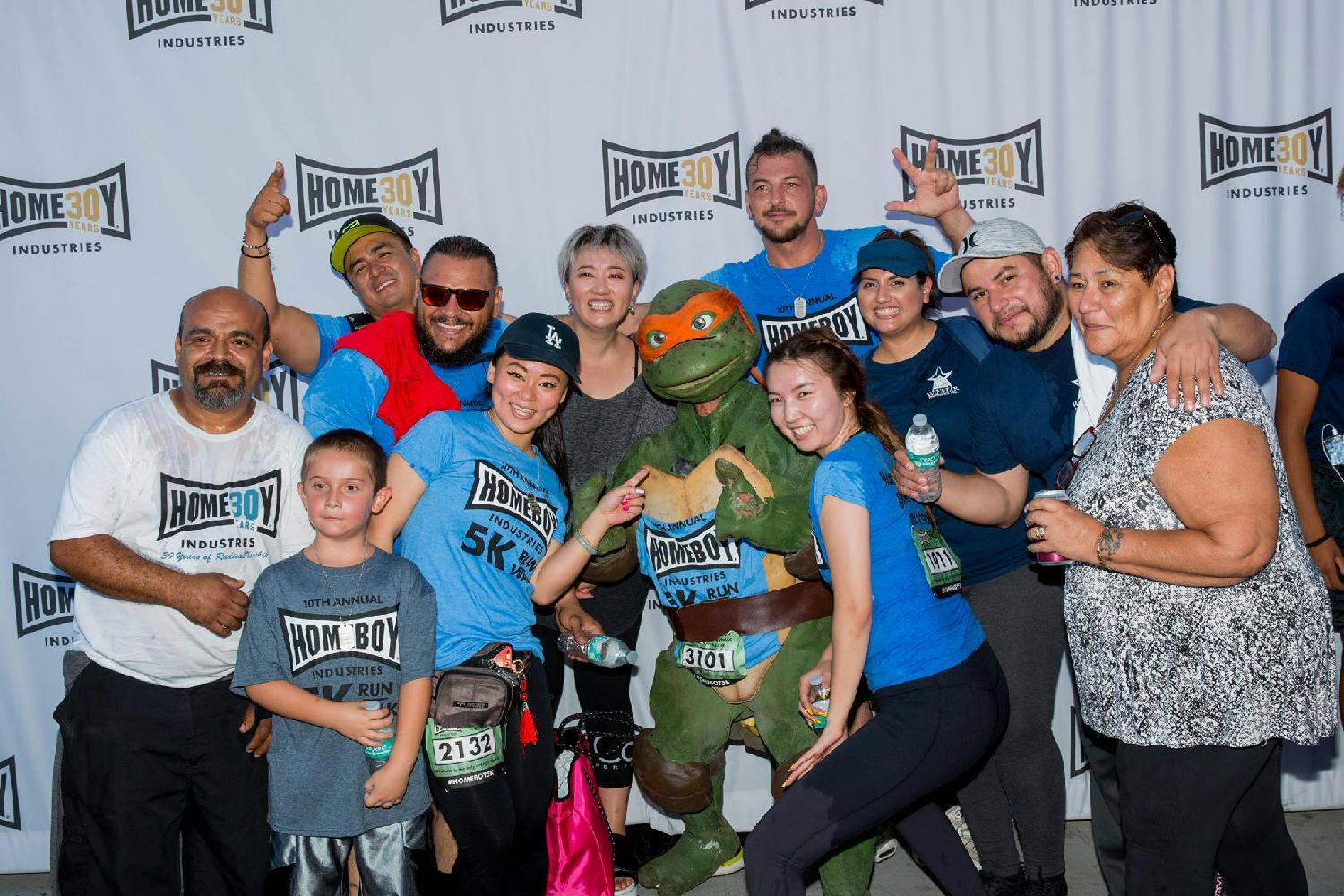 2018 Homeboy Industries 5K Charity Booth Event
