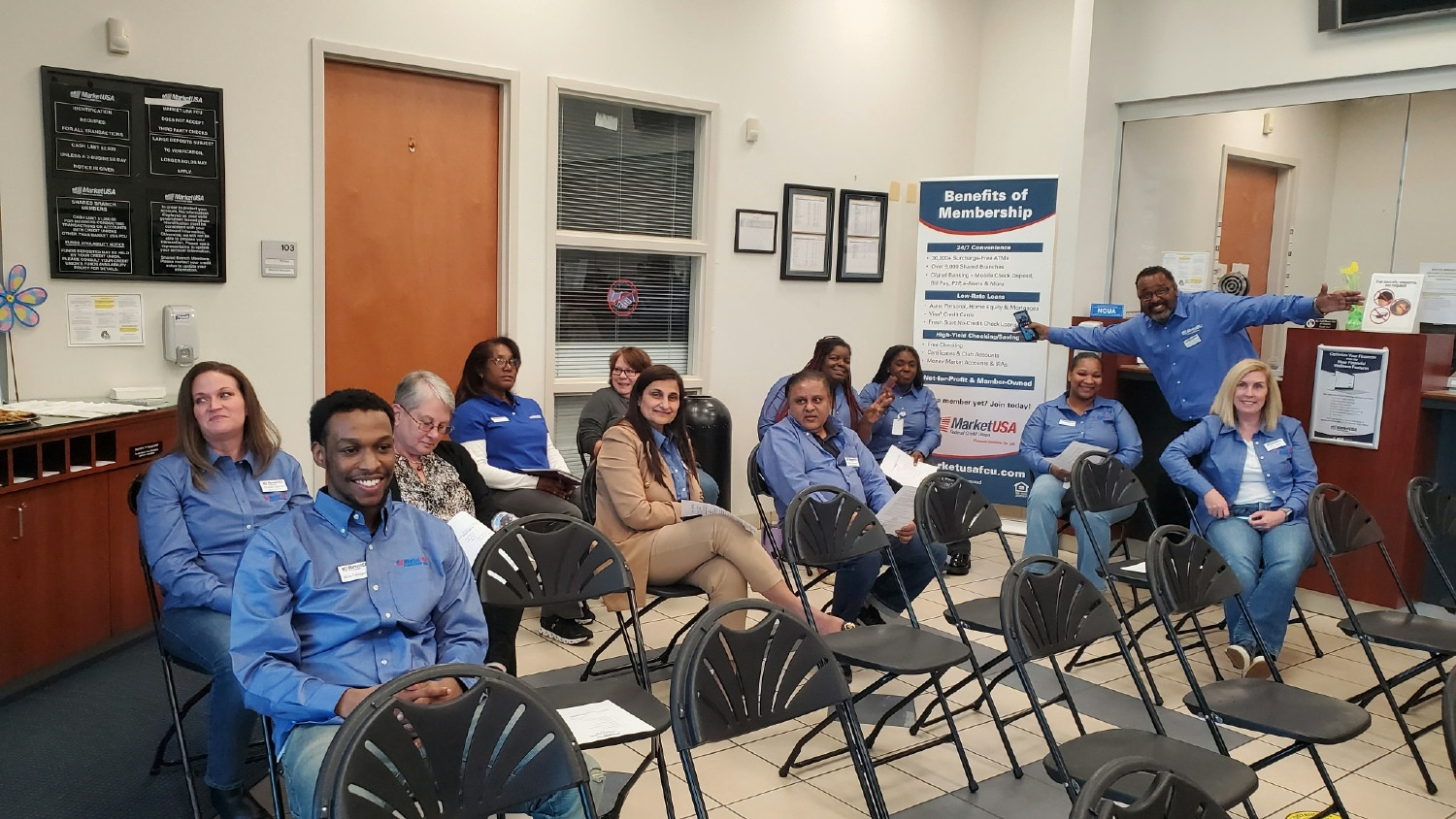 Staff at our Annual Meeting