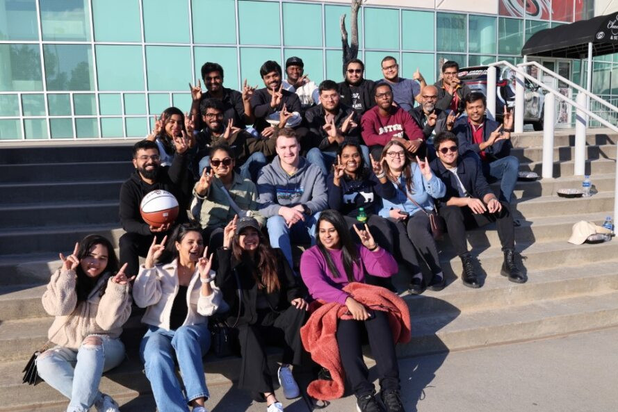 New-hire batch onboarding basketball game