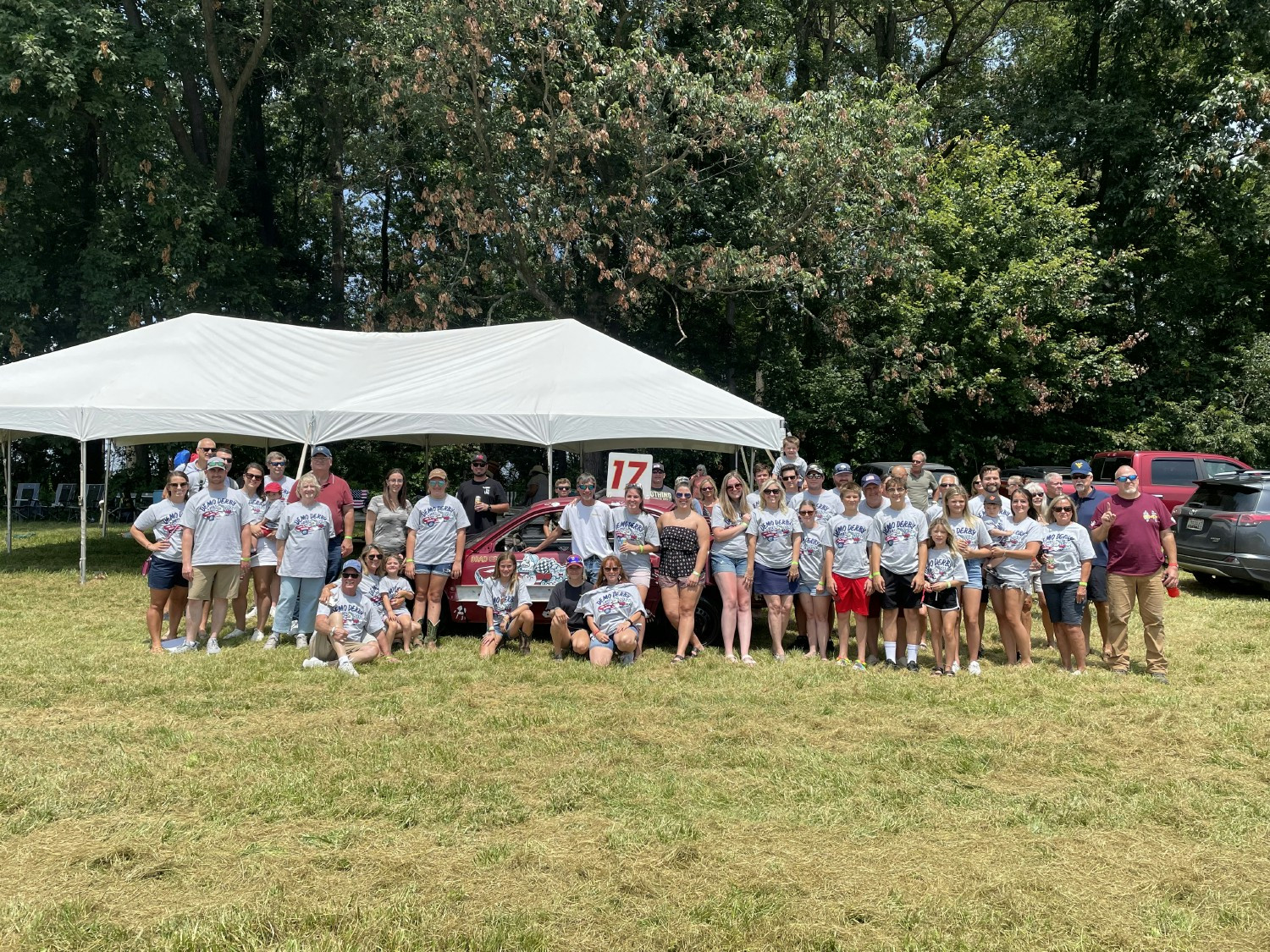 Every summer we invite families, friends, and agent partners to a huge cookout at the Upperco Demolition Derby.