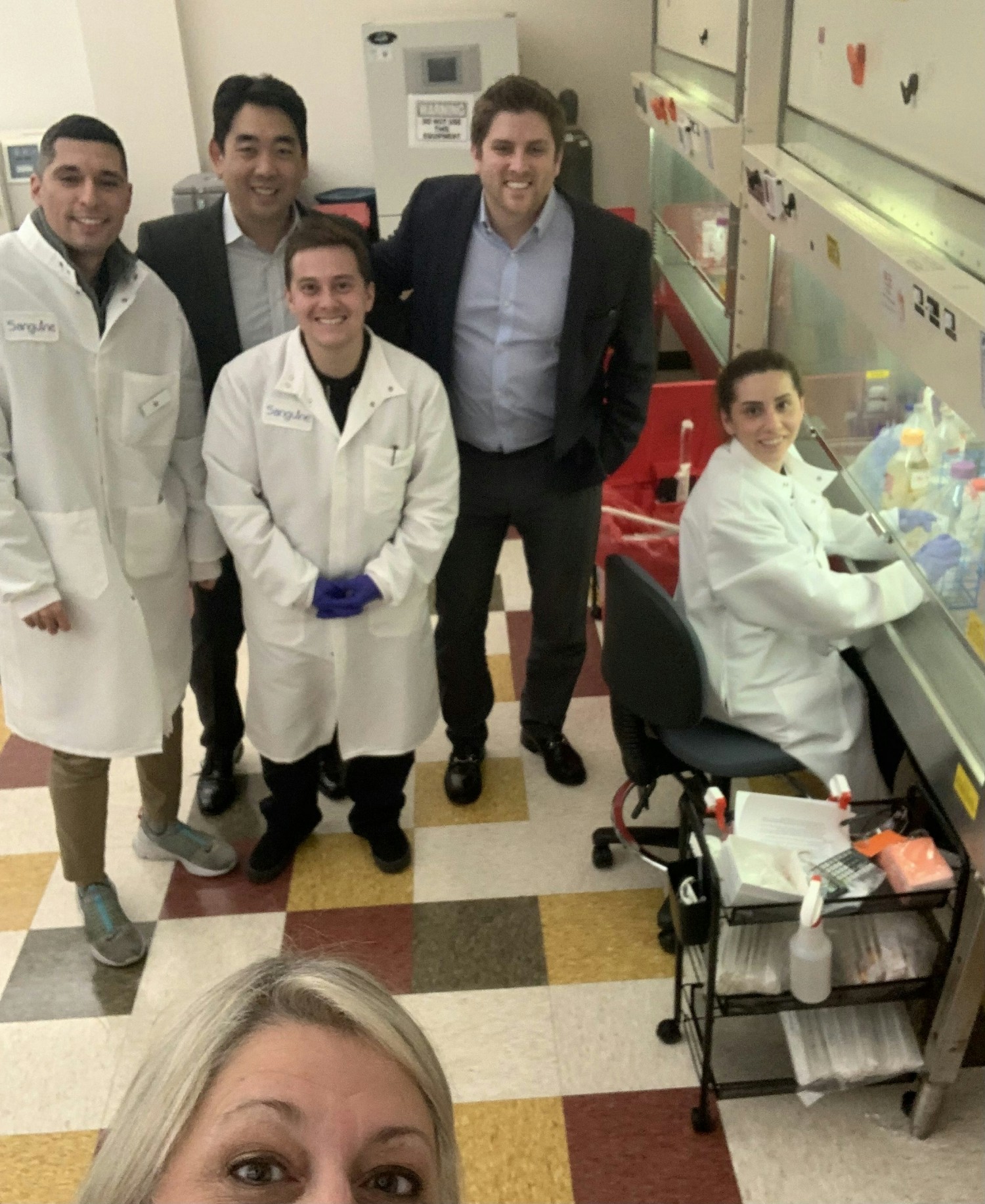 The Sanguine Biosciences Lab and processing team in our San Diego, California office