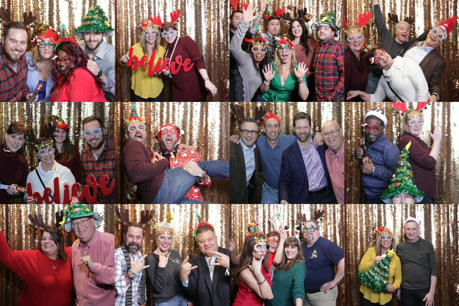 Holiday Party Photo Booth Fun