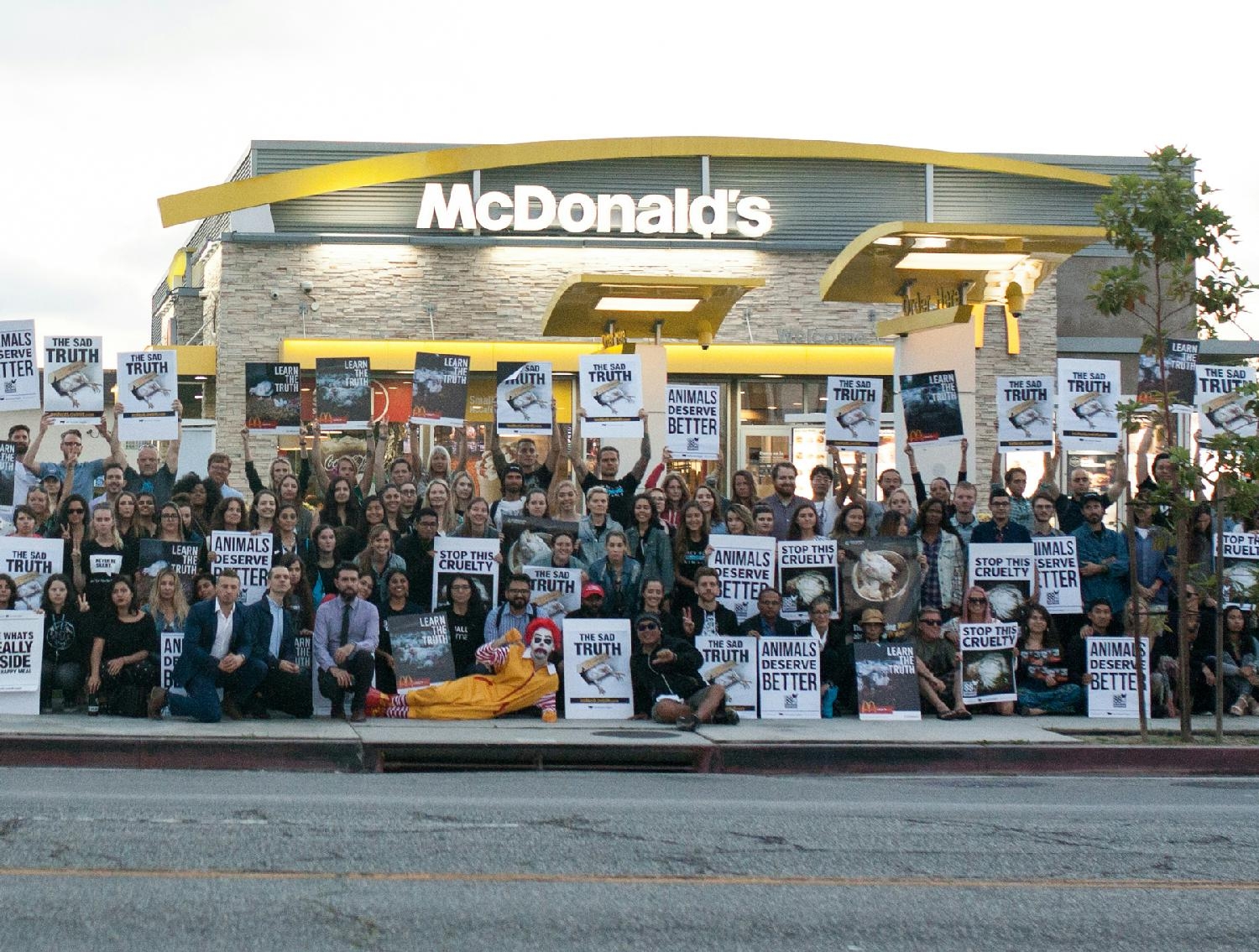 McDonalds protest