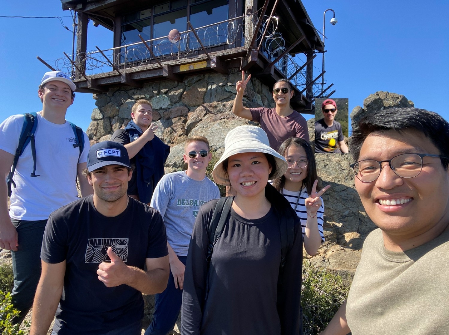 The Acquisitions Team hiking up Mt. Tam 