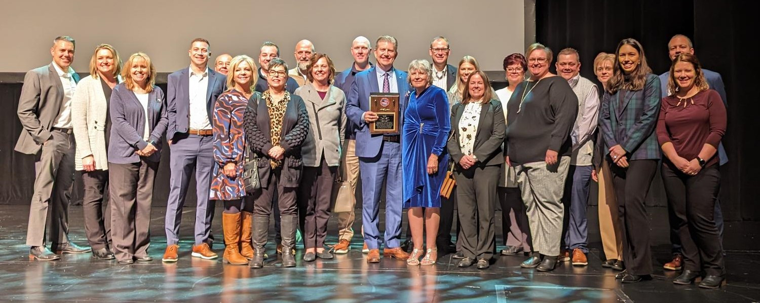 Trent Troyer, CEO was honored (with several of the team by his side) with the 2023 Hall of Fame Award in January 2024