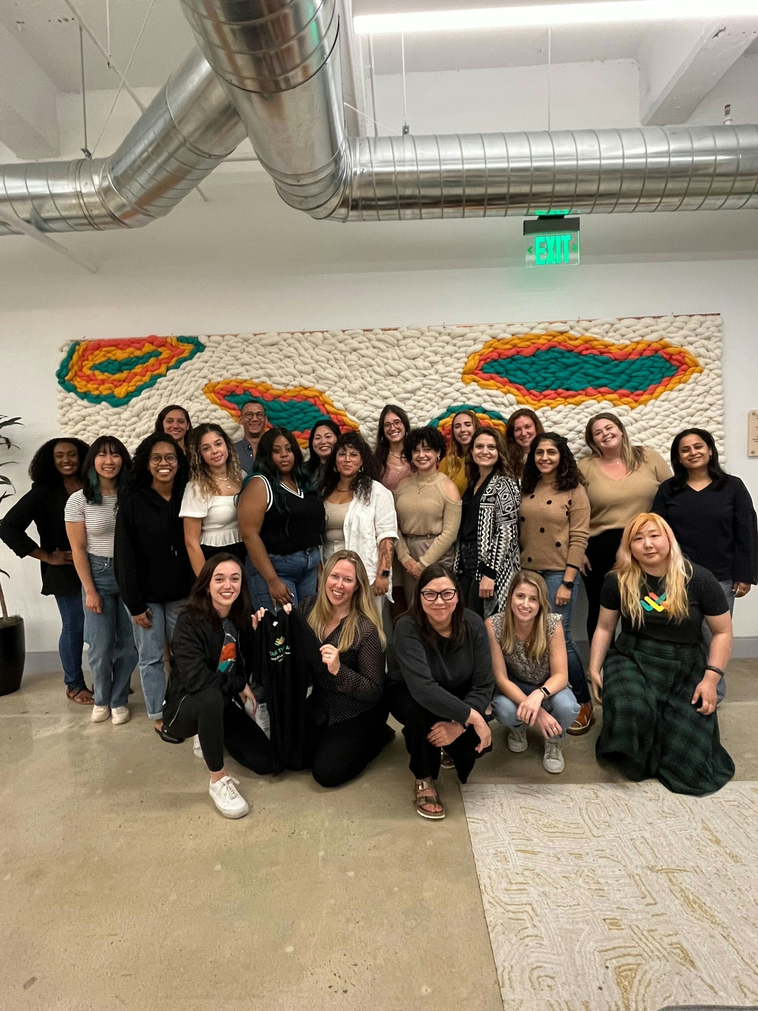 Our Women of Lattice ERG at the San Francisco headquarters. 