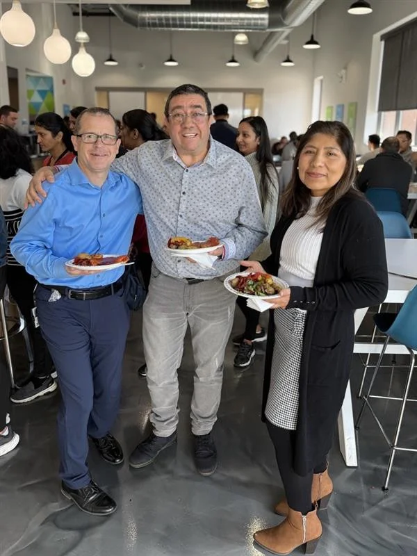 KUBRA employees enjoying the Diversity Potluck