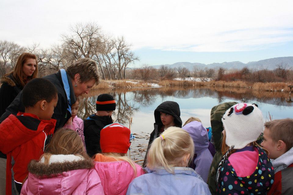 Students on fieldwork