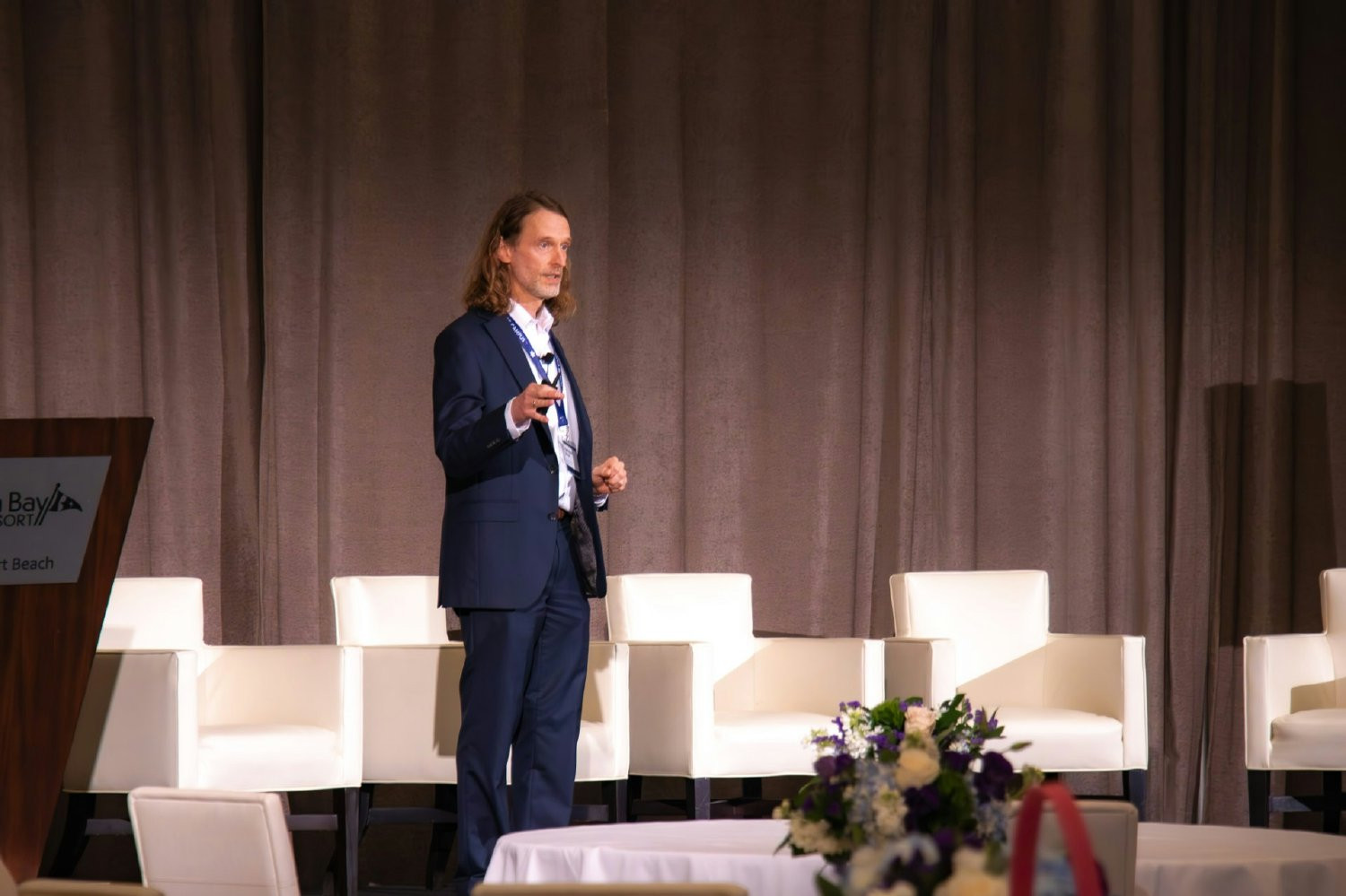 Hampton Shive, Strategic Advisor, speaking at the 2024 Future Campus Summit. 