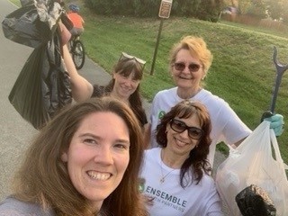 Annual Trash Challenge to clean up local community parks. 