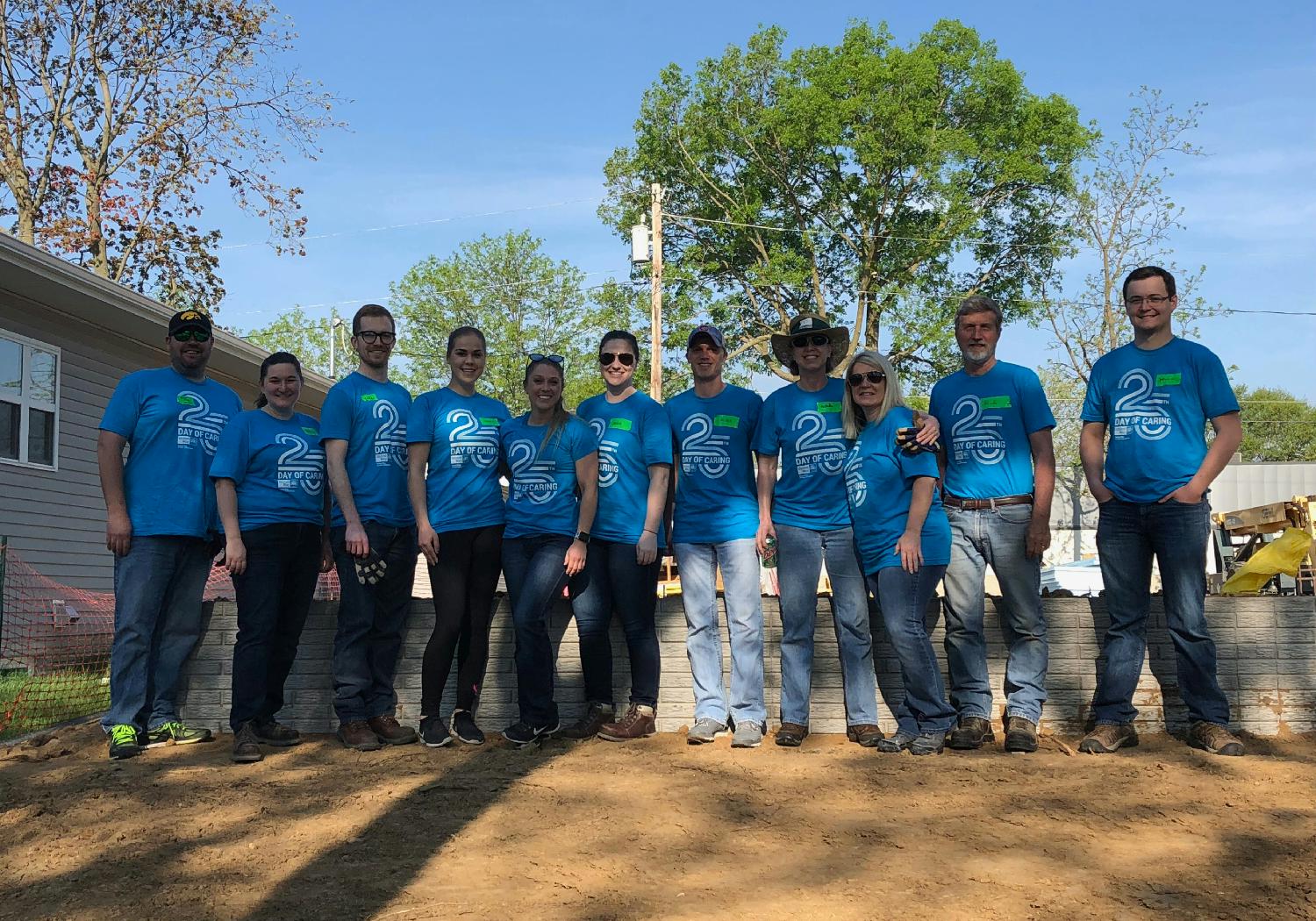 HR Green Cedar Rapids team members volunteering during the annual United Way Day of Caring.