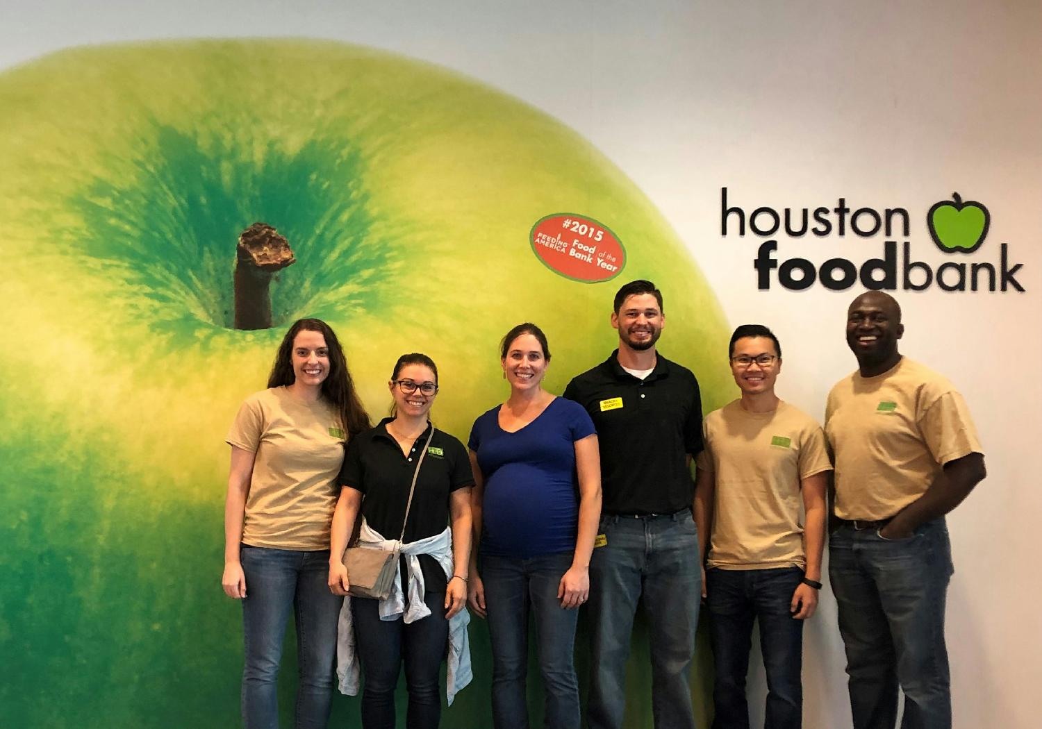 HR Green Houston team members helped a local food bank sort more than 19,000 pounds of food for families in need.