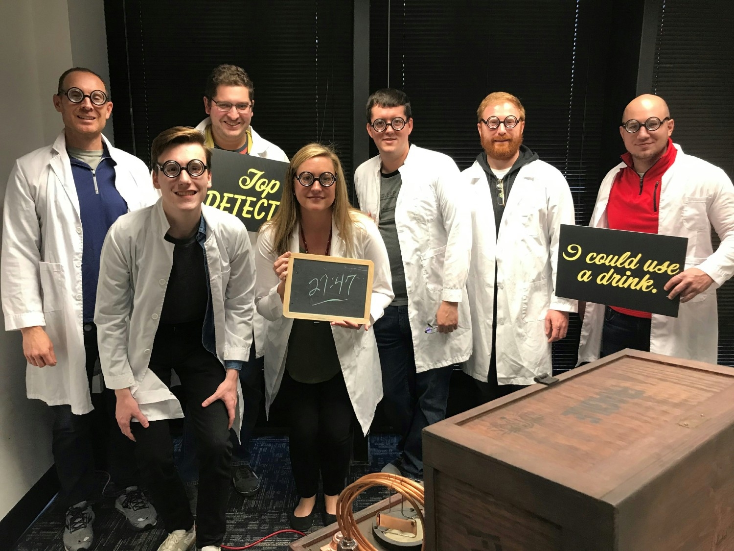 TeamDynamix employees beat the escape room in less than 30 minutes