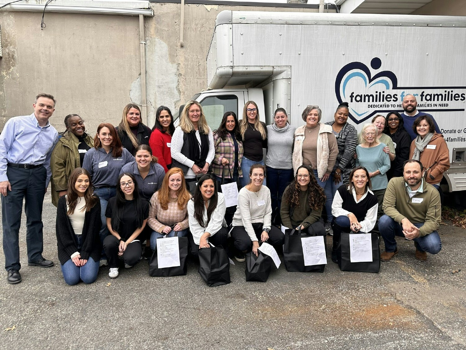 HMN colleagues also volunteered at a local food pantry during the holiday season.  