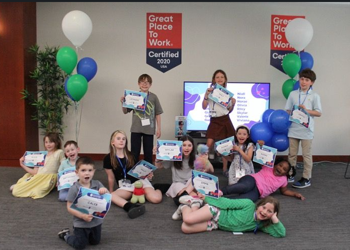 Hosting future leaders- Health Monitor's Bring Your Child to Work Day. It was the best day- so much fun!