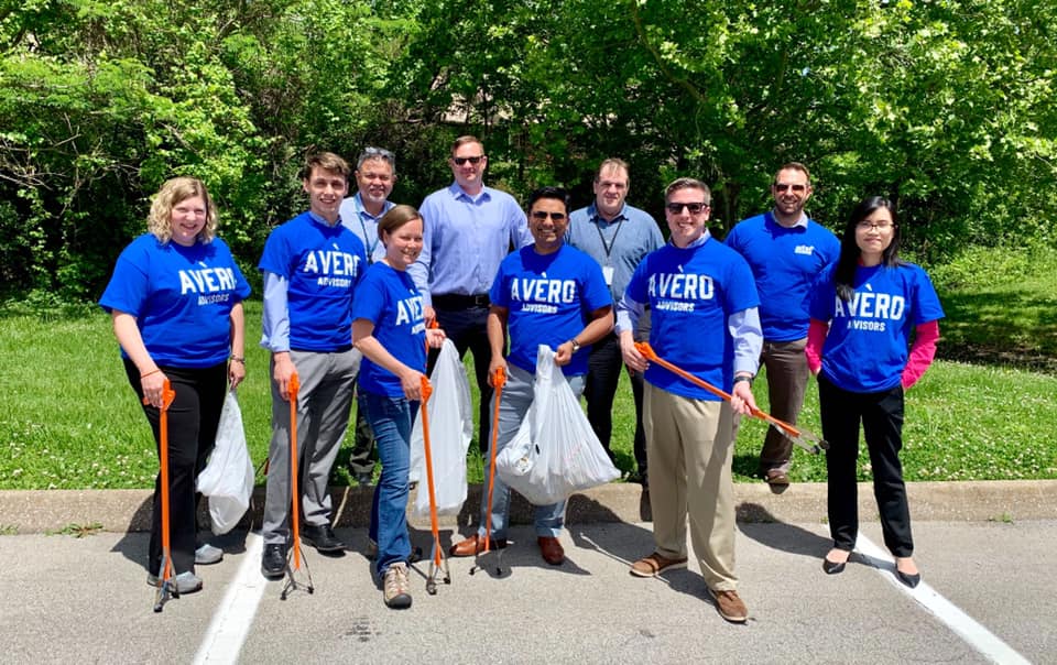 The Avero team keeping our County beautiful as part of #Trashtag!