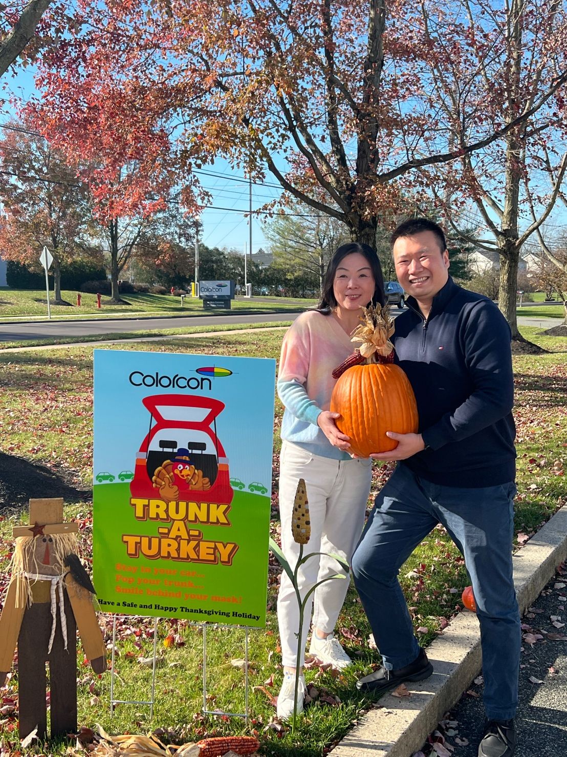 Annual Turkey Giveaway - Every employee receives a turkey. 