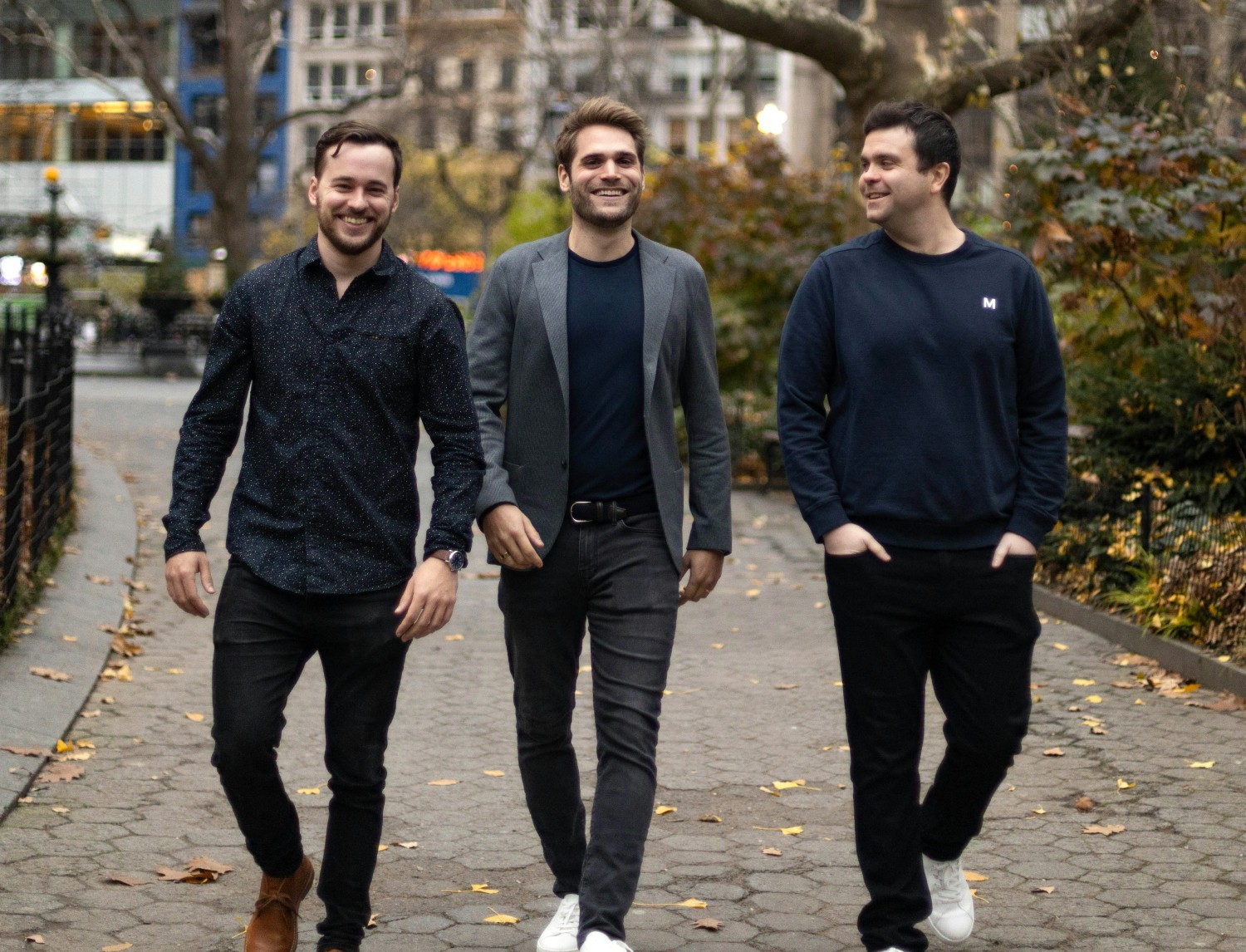 Nathaniel Harley, co-founder and CEO, Ben Conant, co-founder and CTO, and Mike Bosserman, CRO, out in NYC.  