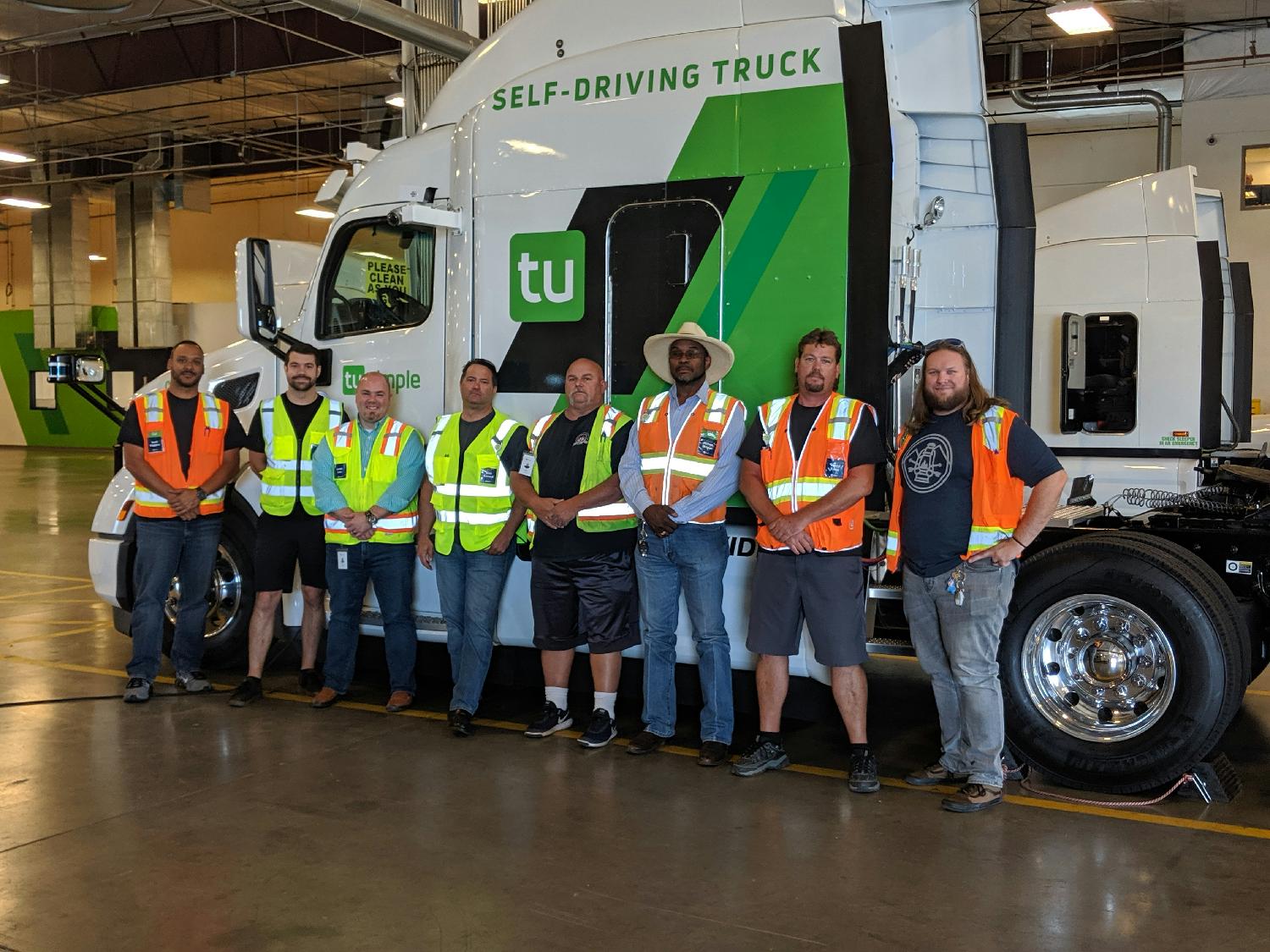 Our Tucson crew showing off our trucks. 