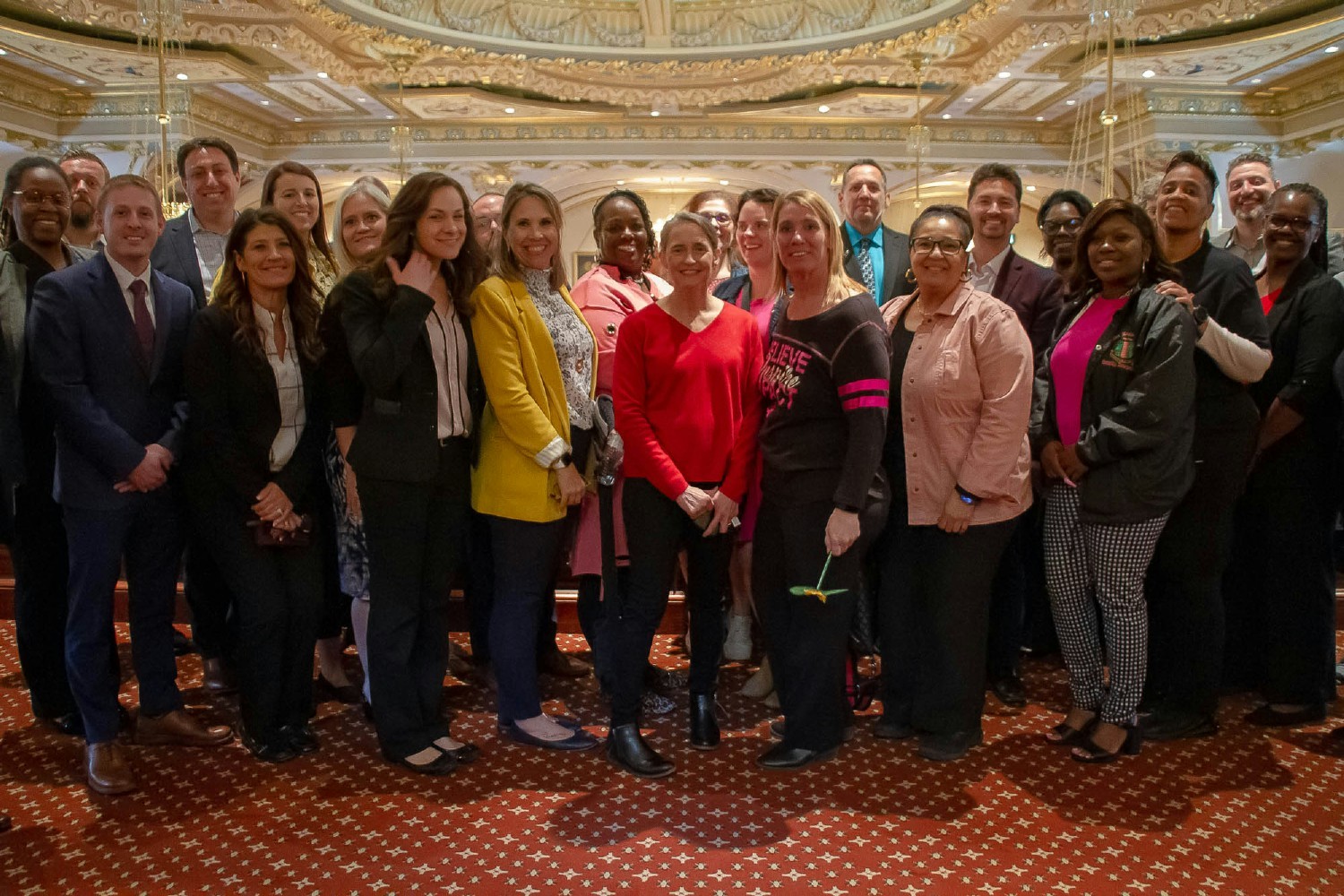 IPA staff and school leaders at the Illinois State Capitol advocating for children.