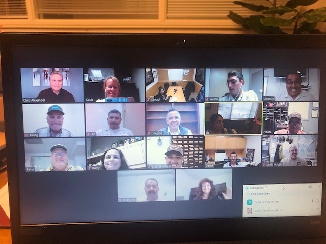 Even in a pandemic, we held our Cycle of Leadership training via ZOOM.