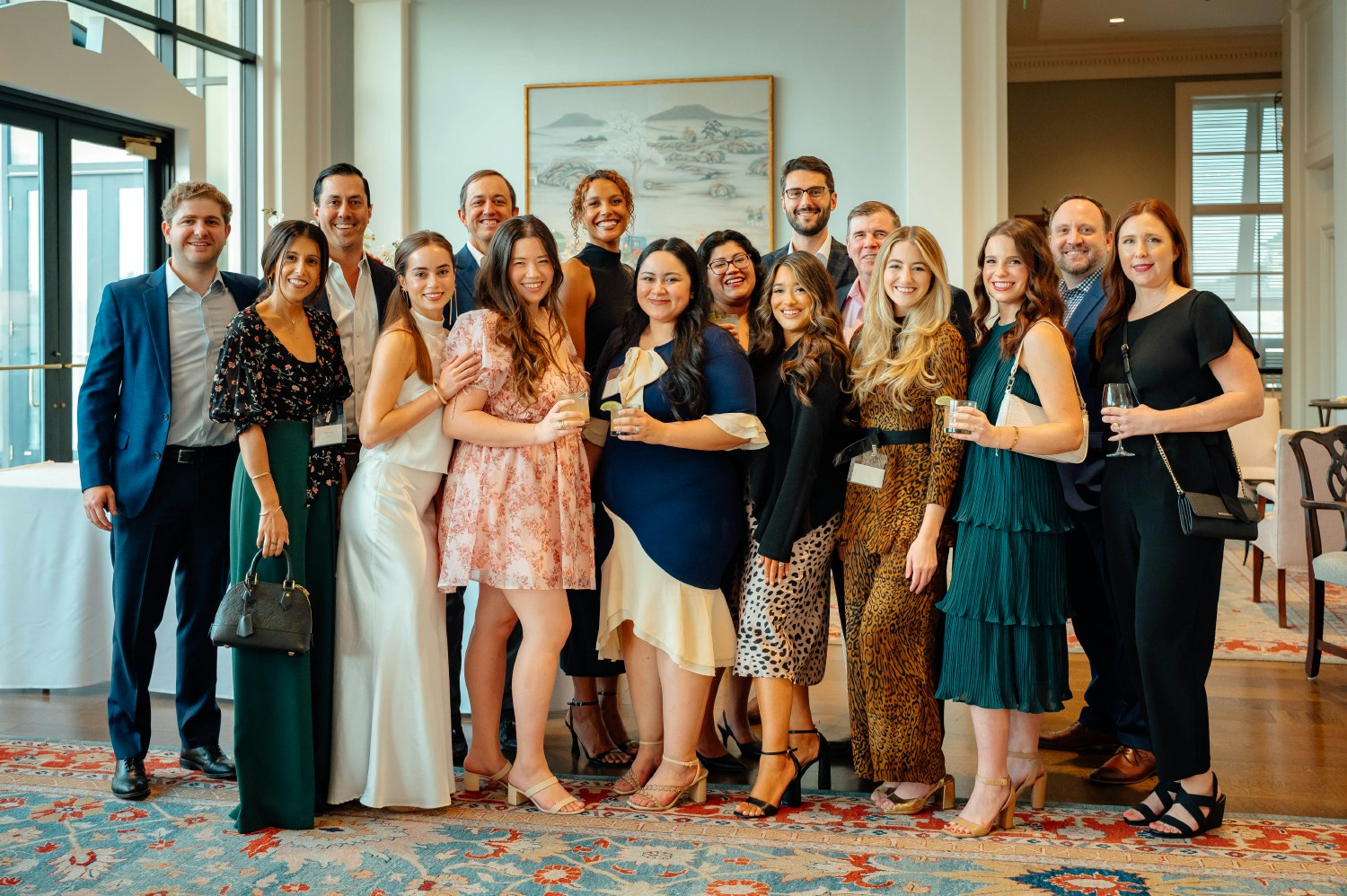 Taking part in the Apartment Life Gala. 