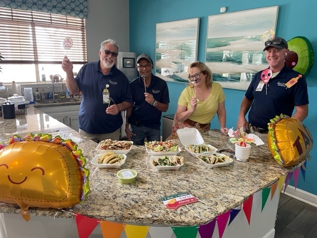 Hilltop Residential having fun during Cinco de Mayo! 