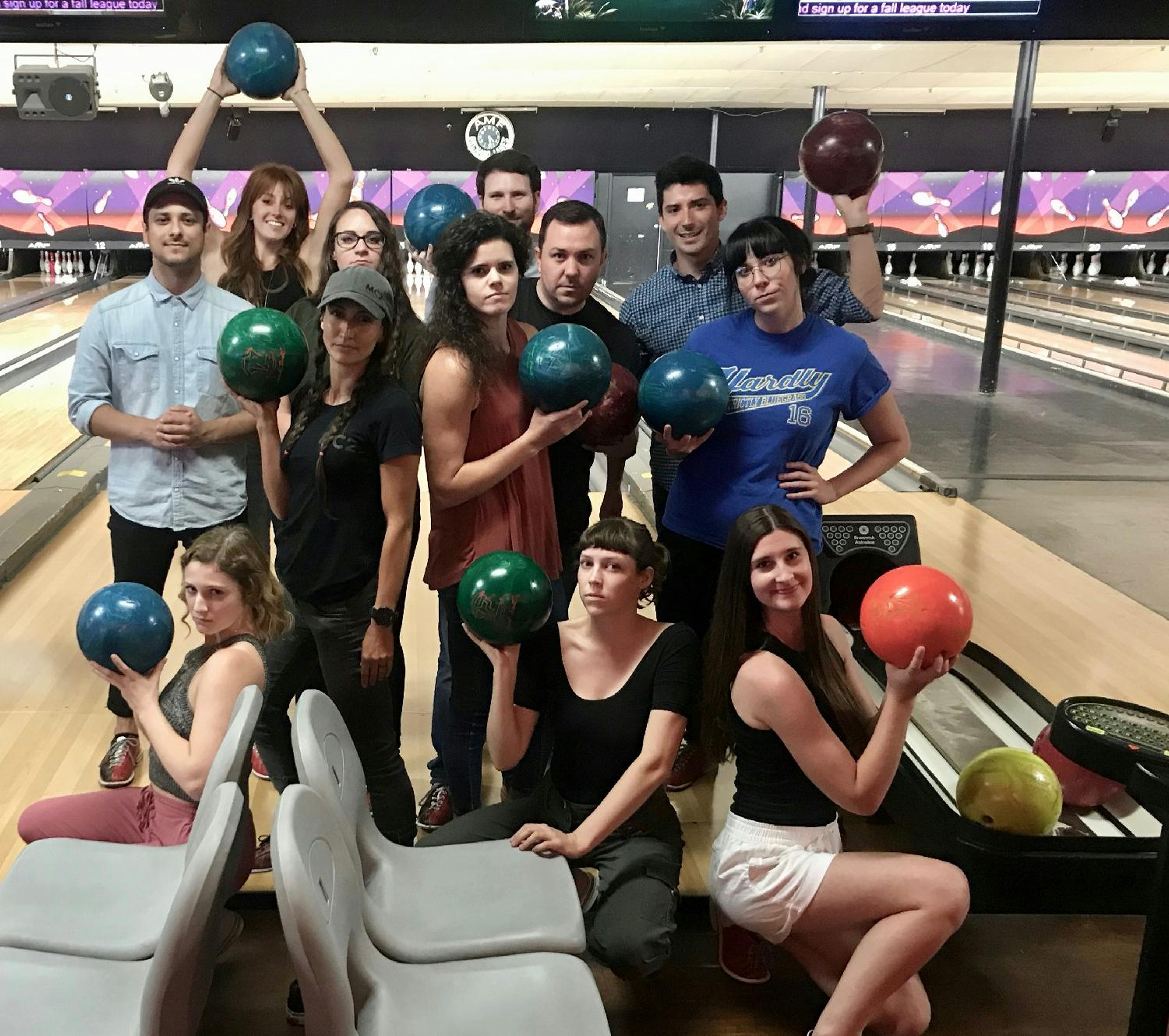 Bowling anyone? The team that plays together, stays together!
