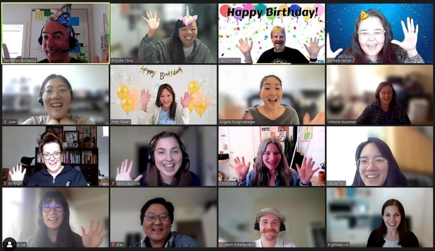 Monthly Birthday Celebrations via Zoom