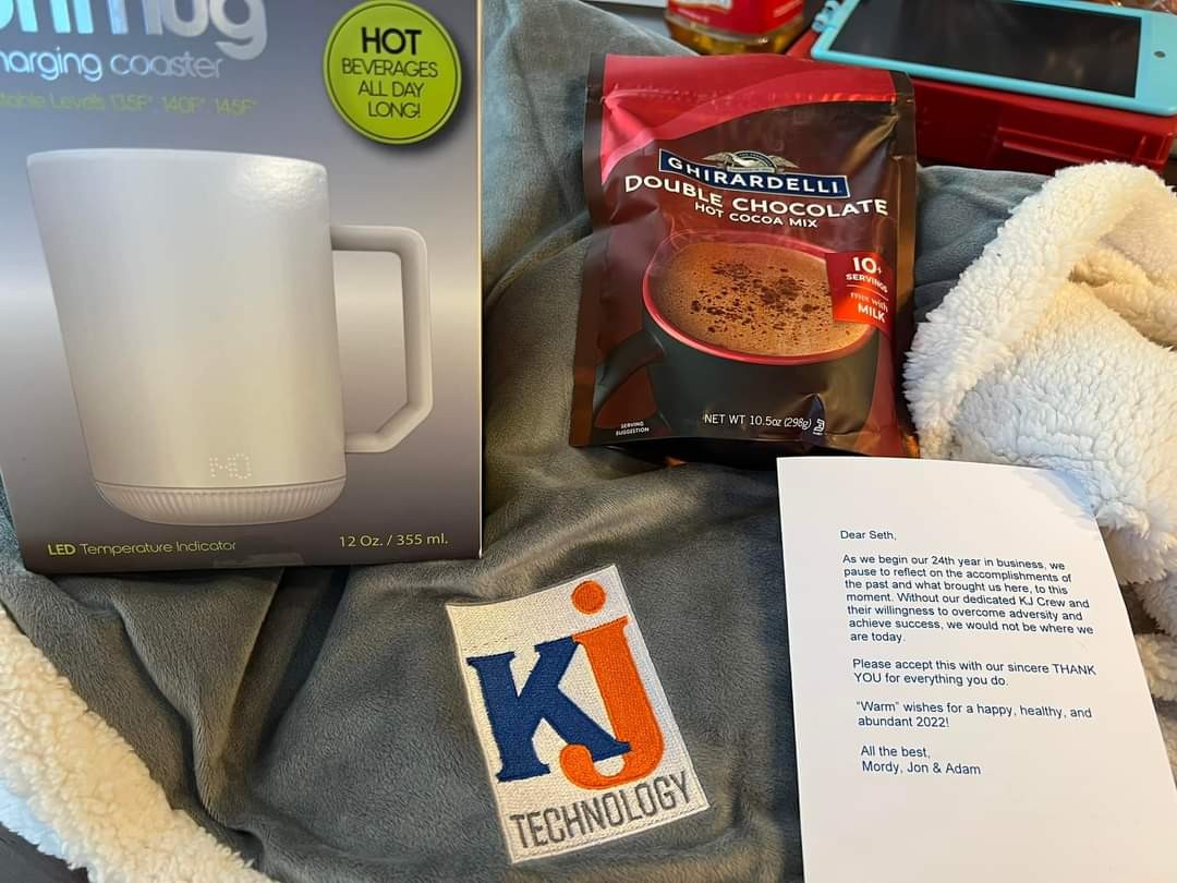 Stay warm - employee appreciation swag / gift!