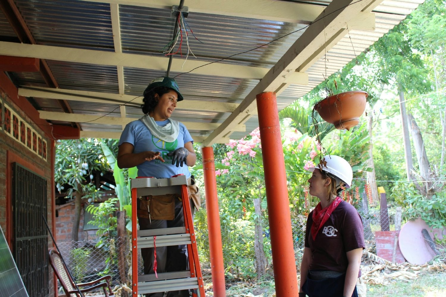 Through Grid Alternatives, employees install solar energy systems in communities in need both domestically and abroad.
