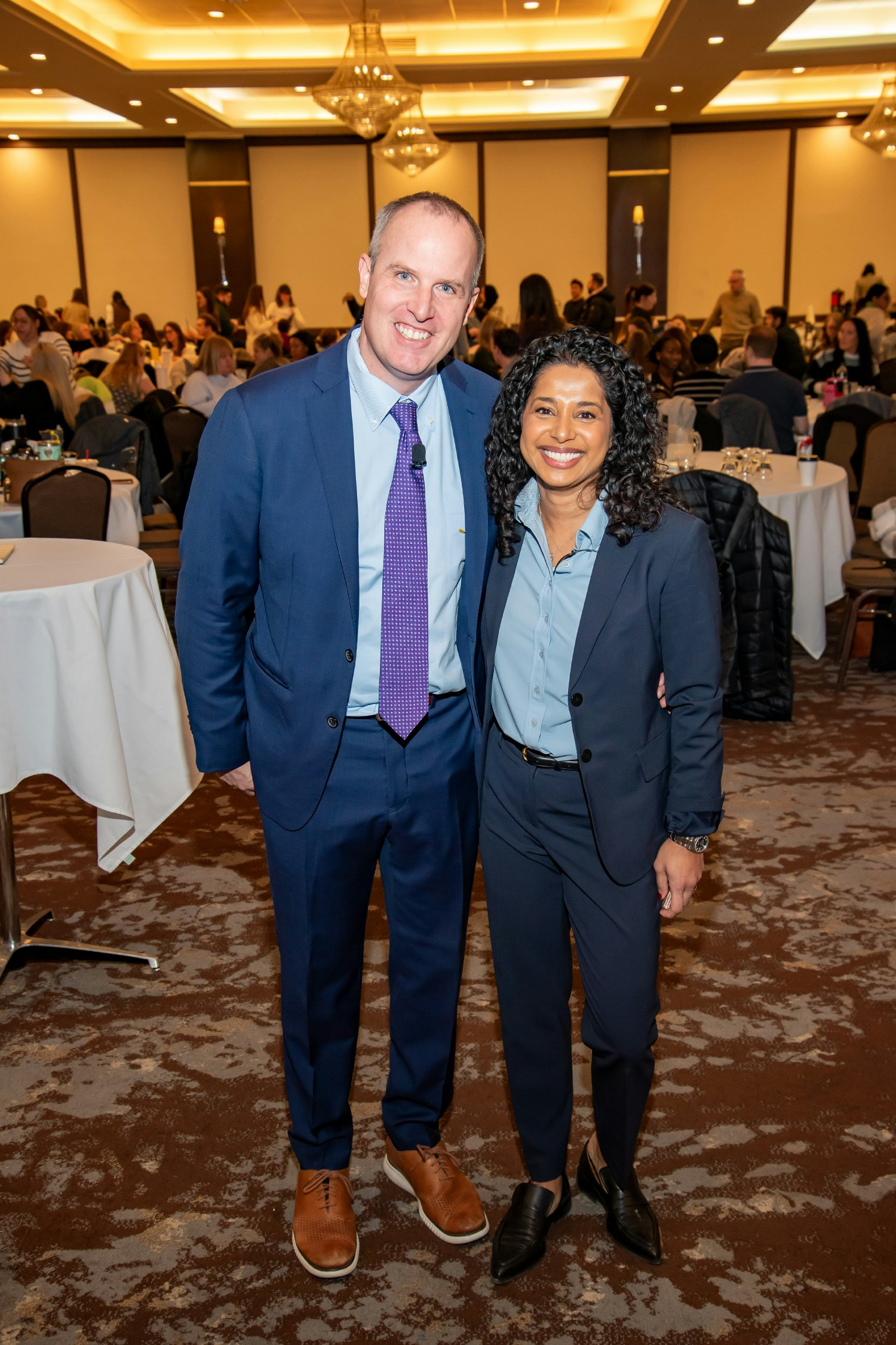 Practice owners, Dr. Bob Lalor and Dr. Mary John at our annual Summit event.