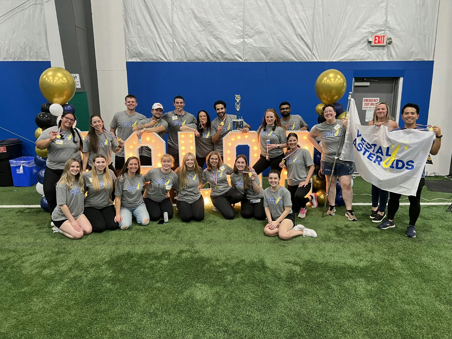Our Vestal office at our annual Lalor Olympics event. They took home the trophy!