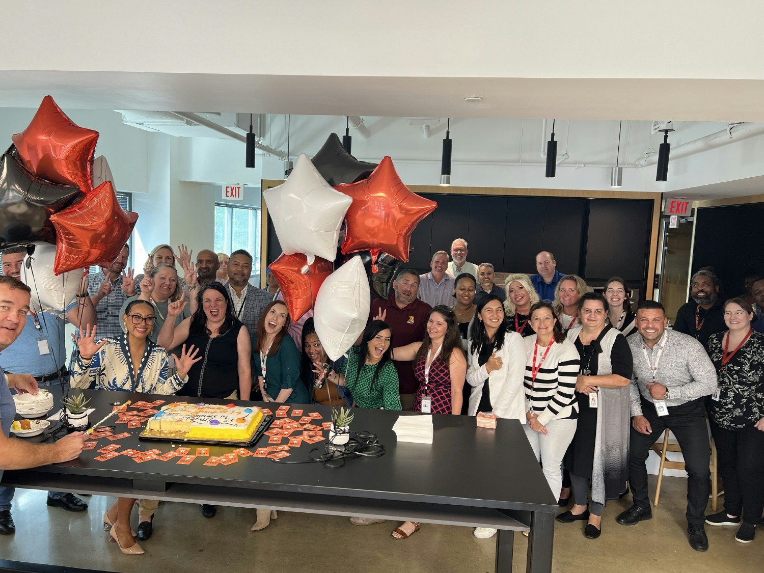 Wills Group/Dash In teams celebrate making Fortune’s Best Workplaces in Retail list in September 2023. 