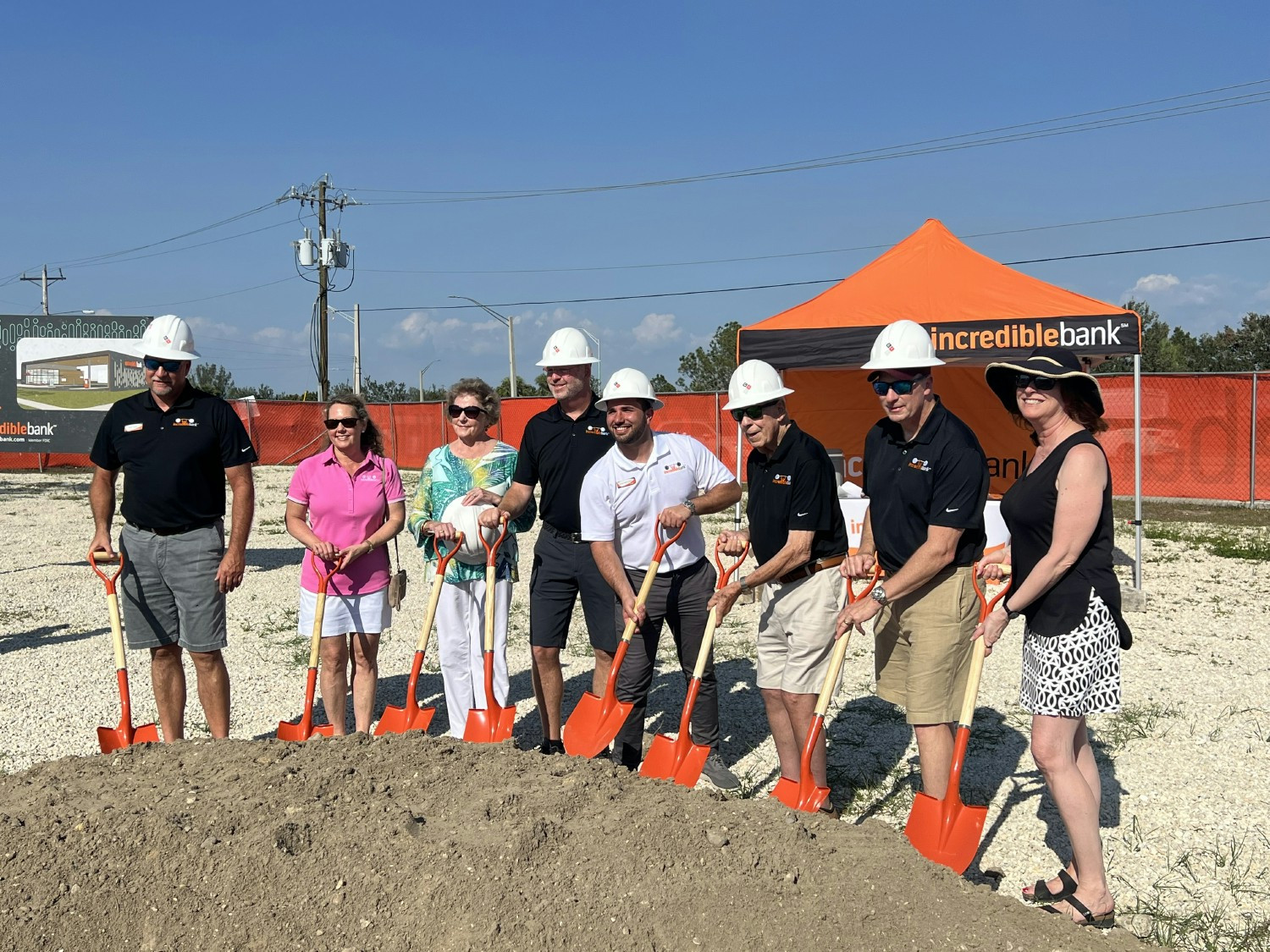 Our brand is all about breaking new ground – literally! We were excited to break ground on our new branch in Florida. 