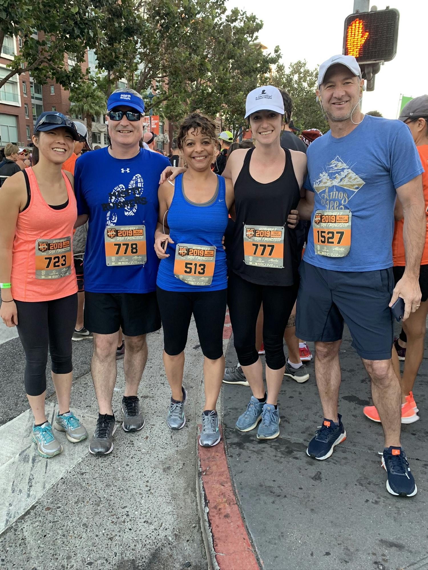 Agile PT team ran a half marathon in San Francisco together