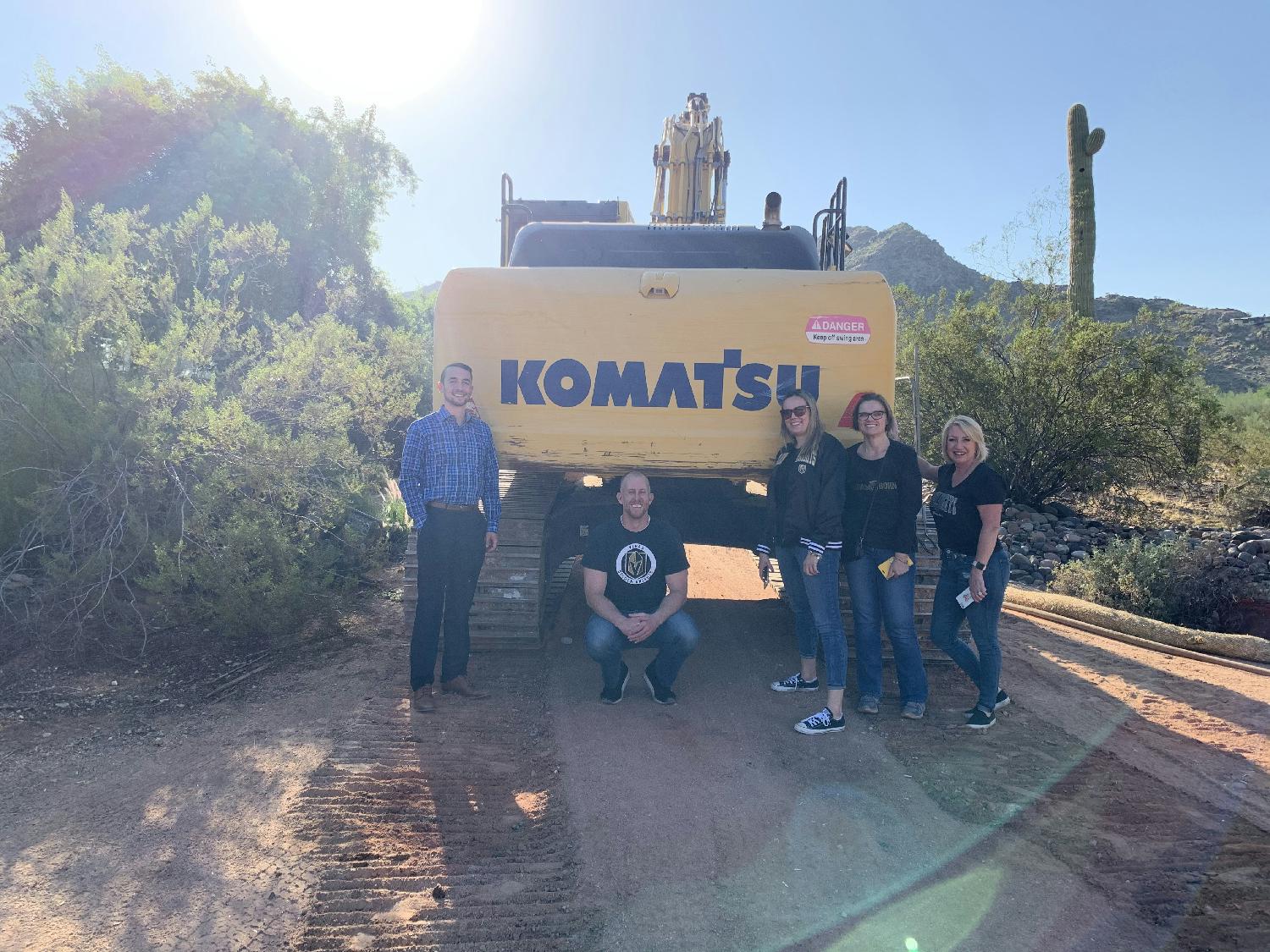 Some of the Ignite Funding staff at a site visit in the Phoenix, Arizona area.