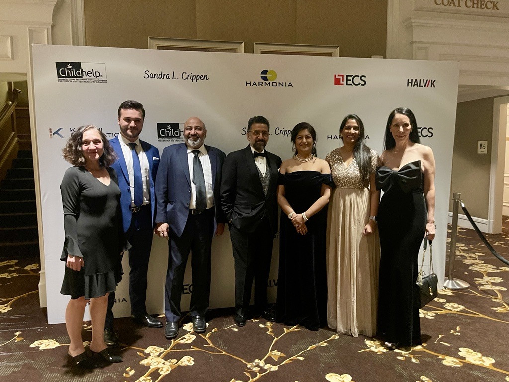 Harmonia was a Sapphire sponsor for Childhelp gala- charitable event to bring healing into the lives of abused children.