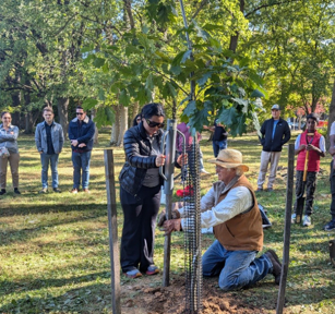 With the help of the McLean Trees Foundation, and in honor of the World Habitat Awareness Month, our team planted a tree